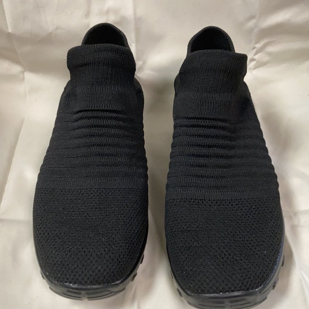 Super Soft Women's Walking Shoes Black Mesh 39